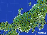 2022年02月13日の北陸地方のアメダス(気温)