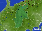 長野県のアメダス実況(積雪深)(2022年02月14日)