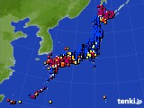 2022年02月15日のアメダス(日照時間)