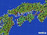 2022年02月16日の四国地方のアメダス(日照時間)