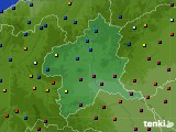 群馬県のアメダス実況(日照時間)(2022年02月16日)