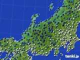 2022年02月16日の北陸地方のアメダス(気温)