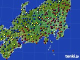 2022年02月17日の関東・甲信地方のアメダス(日照時間)