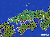 2022年02月17日の中国地方のアメダス(日照時間)