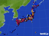 2022年02月17日のアメダス(日照時間)