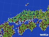 2022年02月18日の中国地方のアメダス(日照時間)
