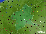 群馬県のアメダス実況(日照時間)(2022年02月18日)