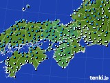 2022年02月19日の近畿地方のアメダス(気温)