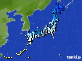 アメダス実況(気温)(2022年02月19日)