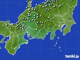 東海地方のアメダス実況(降水量)(2022年02月20日)