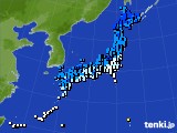 アメダス実況(気温)(2022年02月20日)