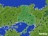 兵庫県のアメダス実況(風向・風速)(2022年02月20日)