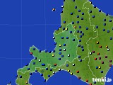 道央のアメダス実況(日照時間)(2022年02月22日)