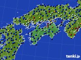 2022年02月23日の四国地方のアメダス(日照時間)