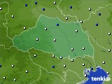 埼玉県のアメダス実況(風向・風速)(2022年02月23日)