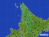 道北のアメダス実況(積雪深)(2022年02月24日)