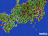 東海地方のアメダス実況(日照時間)(2022年02月24日)