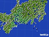 東海地方のアメダス実況(風向・風速)(2022年02月24日)