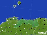 2022年02月24日の鳥取県のアメダス(風向・風速)