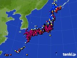 2022年02月25日のアメダス(日照時間)