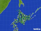 北海道地方のアメダス実況(気温)(2022年02月26日)