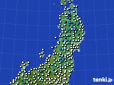 東北地方のアメダス実況(気温)(2022年02月26日)