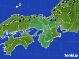 2022年02月27日の近畿地方のアメダス(積雪深)