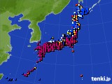 2022年02月27日のアメダス(日照時間)