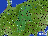 長野県のアメダス実況(日照時間)(2022年02月27日)