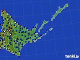 2022年02月27日の道東のアメダス(日照時間)