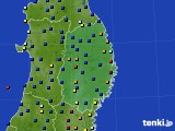 2022年02月27日の岩手県のアメダス(日照時間)