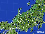 北陸地方のアメダス実況(風向・風速)(2022年02月27日)