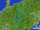 長野県のアメダス実況(風向・風速)(2022年02月27日)