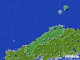 島根県のアメダス実況(風向・風速)(2022年02月27日)