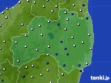 2022年02月28日の福島県のアメダス(風向・風速)