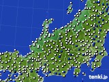北陸地方のアメダス実況(風向・風速)(2022年03月02日)