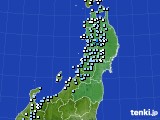 東北地方のアメダス実況(降水量)(2022年03月05日)