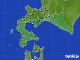 道南のアメダス実況(降水量)(2022年03月05日)