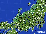 北陸地方のアメダス実況(風向・風速)(2022年03月05日)