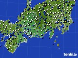 東海地方のアメダス実況(風向・風速)(2022年03月05日)