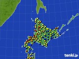 北海道地方のアメダス実況(積雪深)(2022年03月06日)