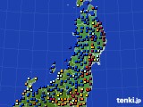 東北地方のアメダス実況(日照時間)(2022年03月06日)