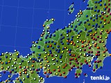 北陸地方のアメダス実況(日照時間)(2022年03月06日)