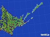 道東のアメダス実況(日照時間)(2022年03月07日)