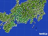 東海地方のアメダス実況(風向・風速)(2022年03月07日)