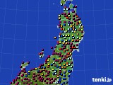 東北地方のアメダス実況(日照時間)(2022年03月08日)