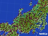北陸地方のアメダス実況(日照時間)(2022年03月08日)