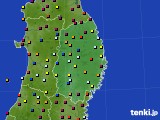 2022年03月08日の岩手県のアメダス(日照時間)