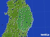 2022年03月08日の岩手県のアメダス(風向・風速)