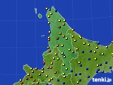 道北のアメダス実況(積雪深)(2022年03月09日)